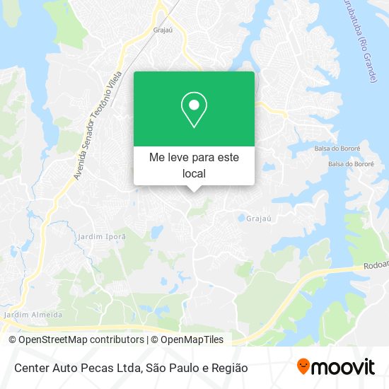 Center Auto Pecas Ltda mapa