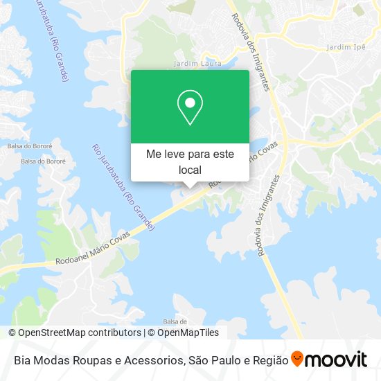 Bia Modas Roupas e Acessorios mapa