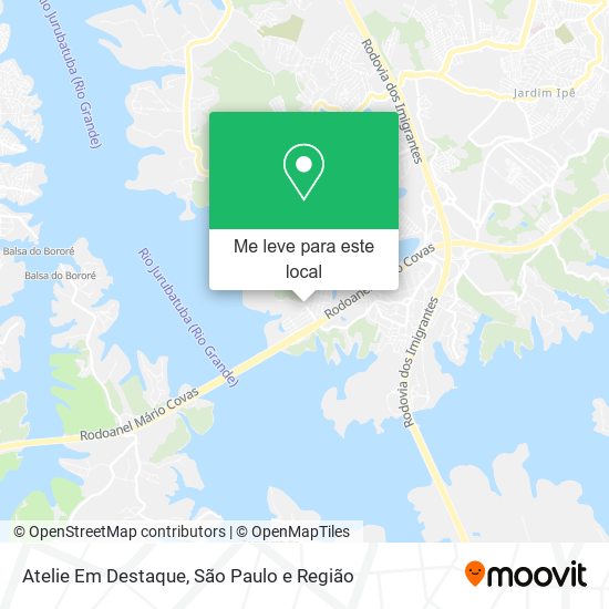 Atelie Em Destaque mapa