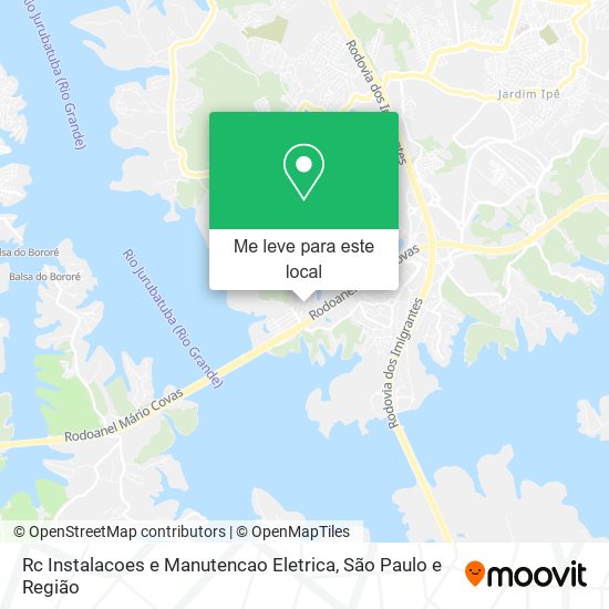 Rc Instalacoes e Manutencao Eletrica mapa