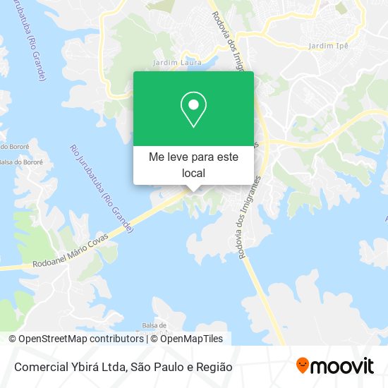 Comercial Ybirá Ltda mapa