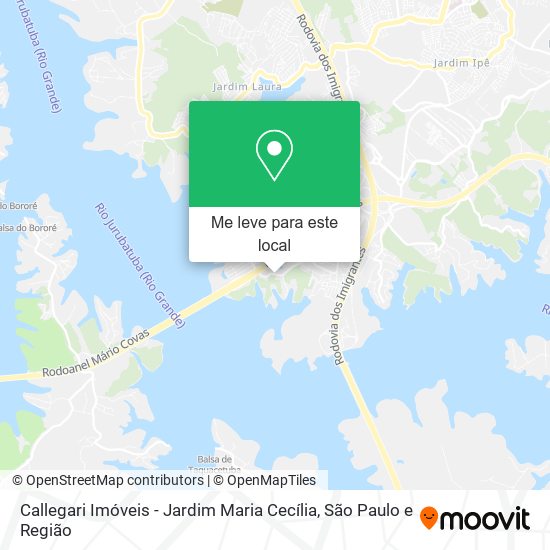 Callegari Imóveis - Jardim Maria Cecília mapa