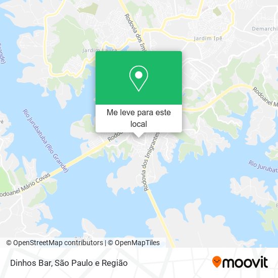 Dinhos Bar mapa