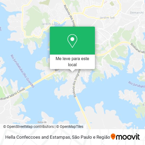 Hella Confeccoes and Estampas mapa
