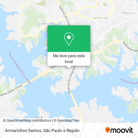 Armarinhos Santos mapa