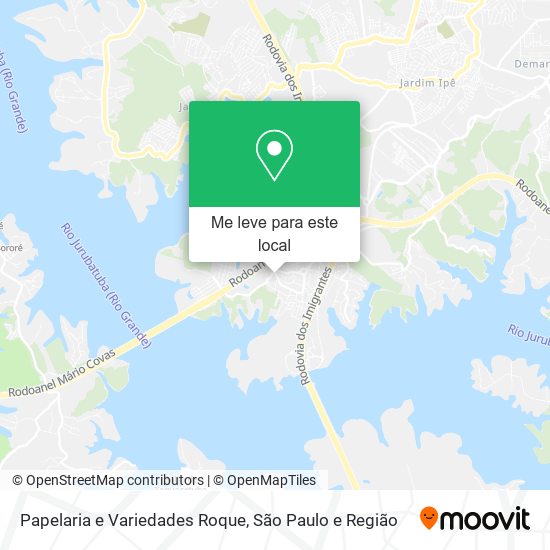 Papelaria e Variedades Roque mapa