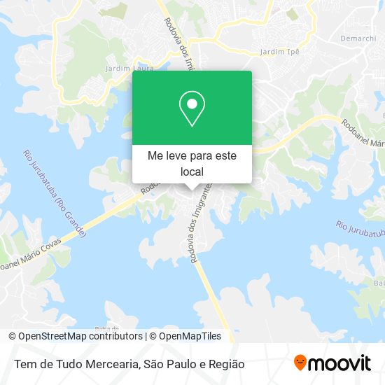 Tem de Tudo Mercearia mapa