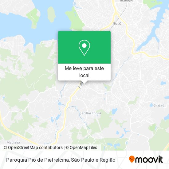 Paroquia Pio de Pietrelcina mapa