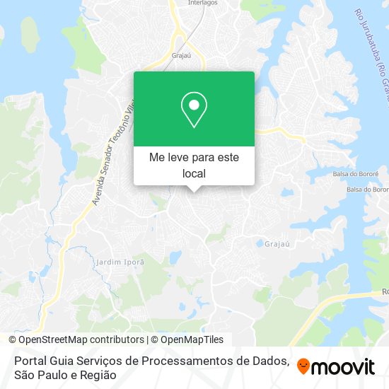 Portal Guia Serviços de Processamentos de Dados mapa