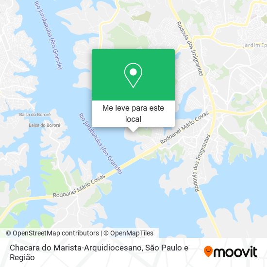 Chacara do Marista-Arquidiocesano mapa