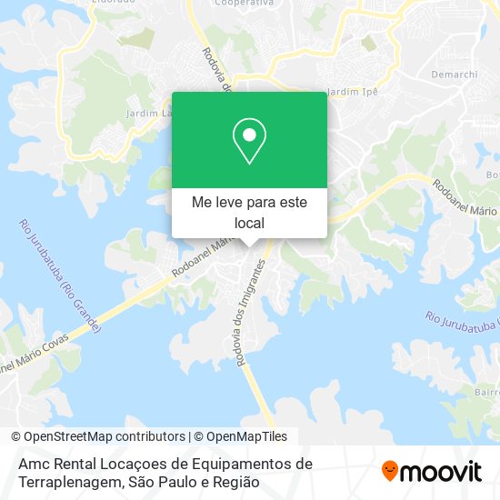 Amc Rental Locaçoes de Equipamentos de Terraplenagem mapa
