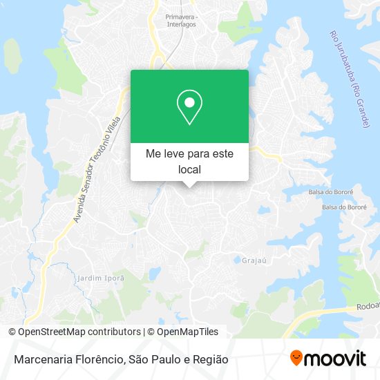 Marcenaria Florêncio mapa