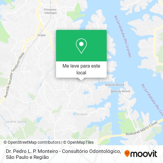 Dr. Pedro L. P. Monteiro - Consultório Odontológico mapa