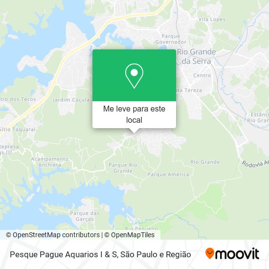 Pesque Pague Aquarios I & S mapa