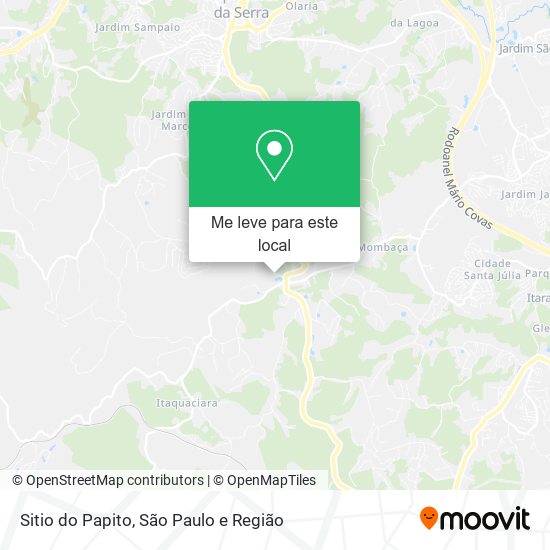 Sitio do Papito mapa