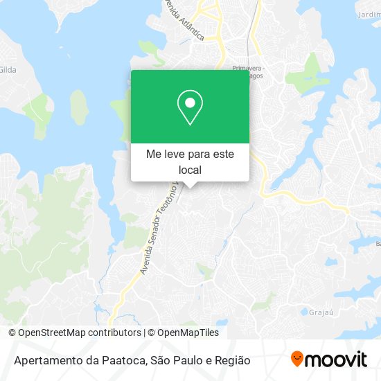 Apertamento da Paatoca mapa