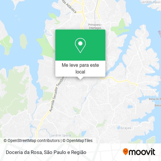 Doceria da Rosa mapa