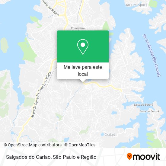 Salgados do Carlao mapa