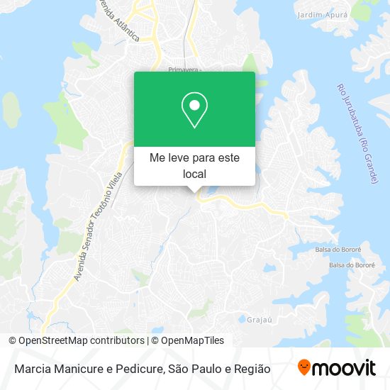 Marcia Manicure e Pedicure mapa