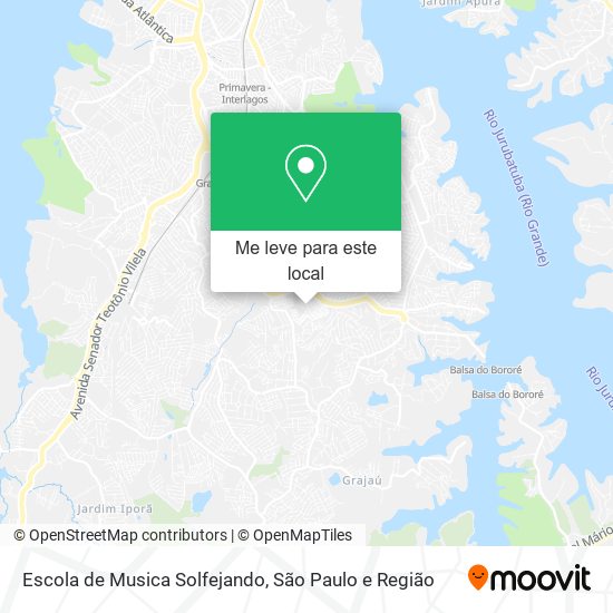 Escola de Musica Solfejando mapa