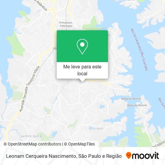 Leonam Cerqueira Nascimento mapa