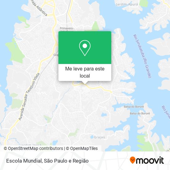 Escola Mundial mapa