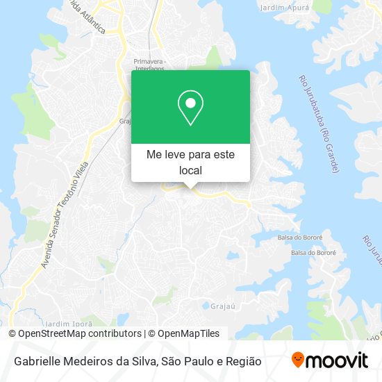 Gabrielle Medeiros da Silva mapa