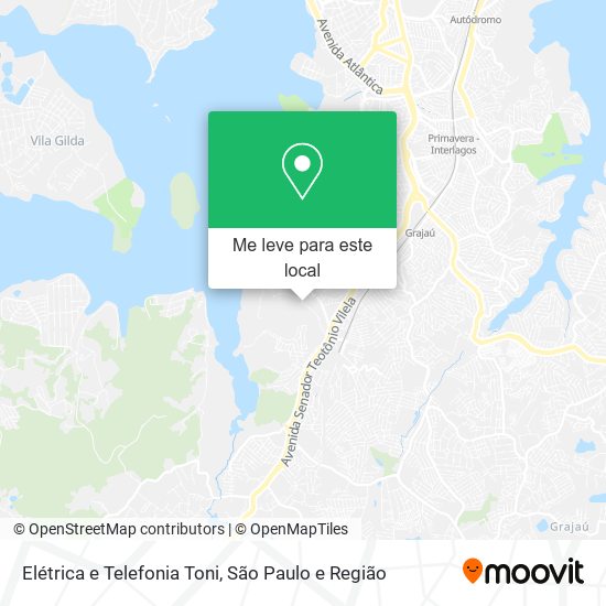 Elétrica e Telefonia Toni mapa