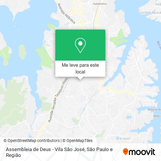 Assembleia de Deus - Vila São José mapa
