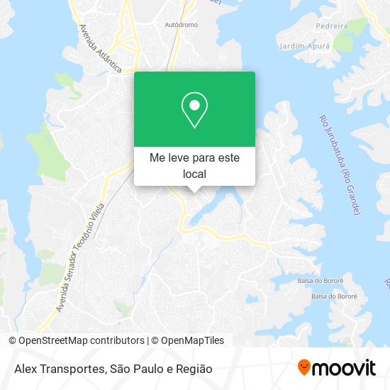 Alex Transportes mapa