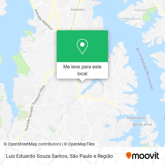 Luiz Eduardo Souza Santos mapa