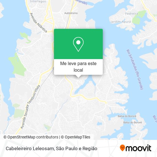 Cabeleireiro Leleosam mapa