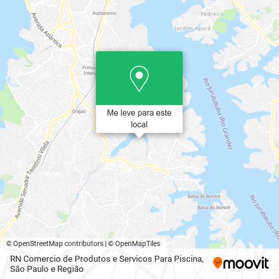 RN Comercio de Produtos e Servicos Para Piscina mapa