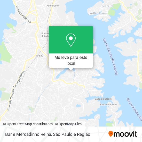 Bar e Mercadinho Reina mapa