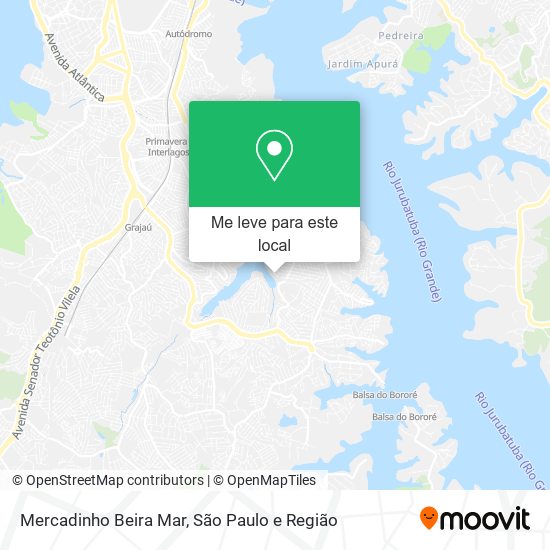 Mercadinho Beira Mar mapa