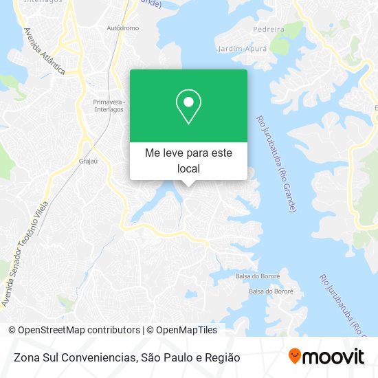 Zona Sul Conveniencias mapa