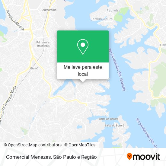 Comercial Menezes mapa