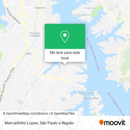 Mercadinho Lopes mapa