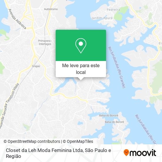 Closet da Leh Moda Feminina Ltda mapa