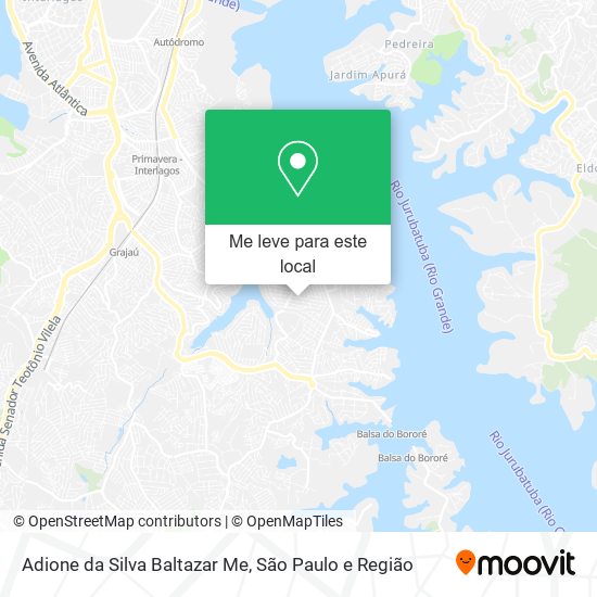 Adione da Silva Baltazar Me mapa