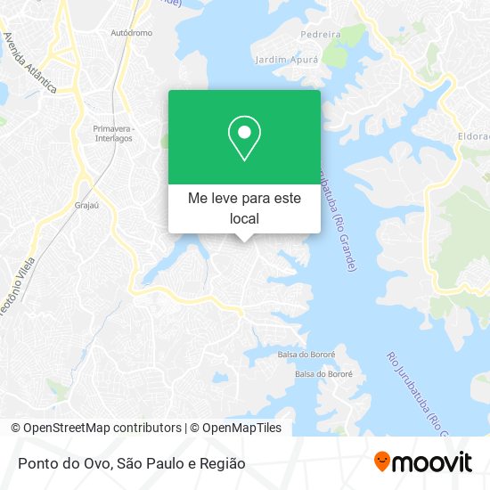 Ponto do Ovo mapa