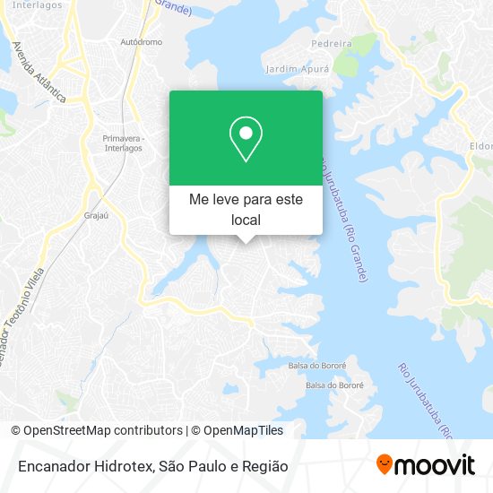 Encanador Hidrotex mapa