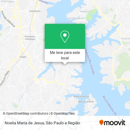 Noelia Maria de Jesus mapa