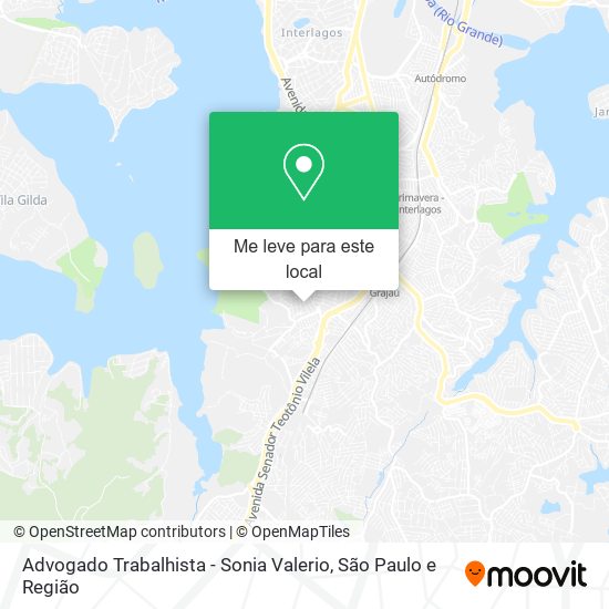 Advogado Trabalhista - Sonia Valerio mapa