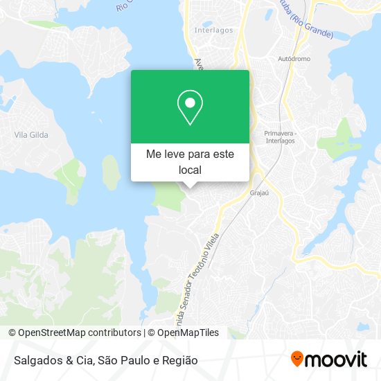 Salgados & Cia mapa