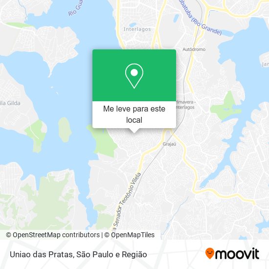 Uniao das Pratas mapa