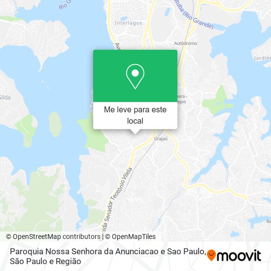 Paroquia Nossa Senhora da Anunciacao e Sao Paulo mapa