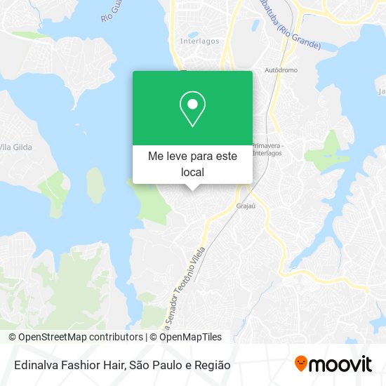 Edinalva Fashior Hair mapa