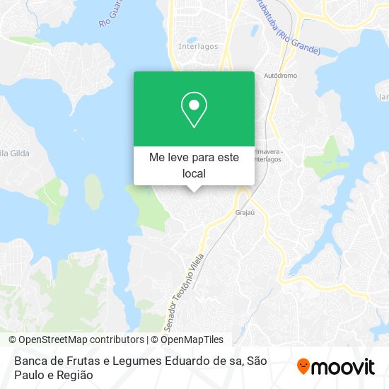 Banca de Frutas e Legumes Eduardo de sa mapa