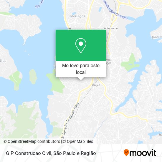 G P Construcao Civil mapa